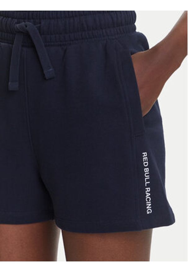 Pepe Jeans Szorty sportowe Red Bull Racing RL800008 Granatowy Relaxed Fit. Kolor: niebieski. Materiał: bawełna