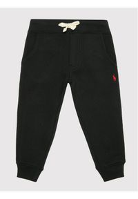 Polo Ralph Lauren Spodnie dresowe 321720897002 Czarny Regular Fit. Kolor: czarny. Materiał: bawełna #1