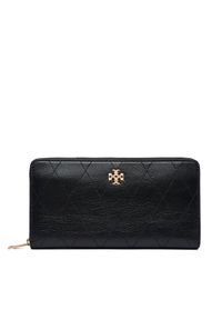 Tory Burch Portfel Charlie 186047 Czarny. Kolor: czarny. Materiał: skóra #1