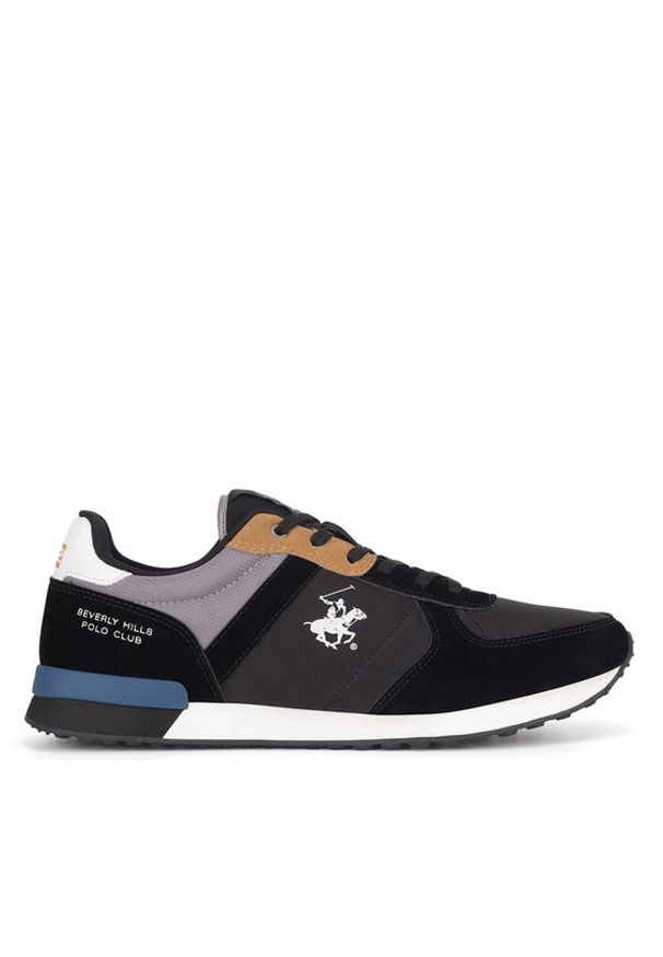 Beverly Hills Polo Club Sneakersy M-VS01477-19 Czarny. Kolor: czarny. Materiał: materiał