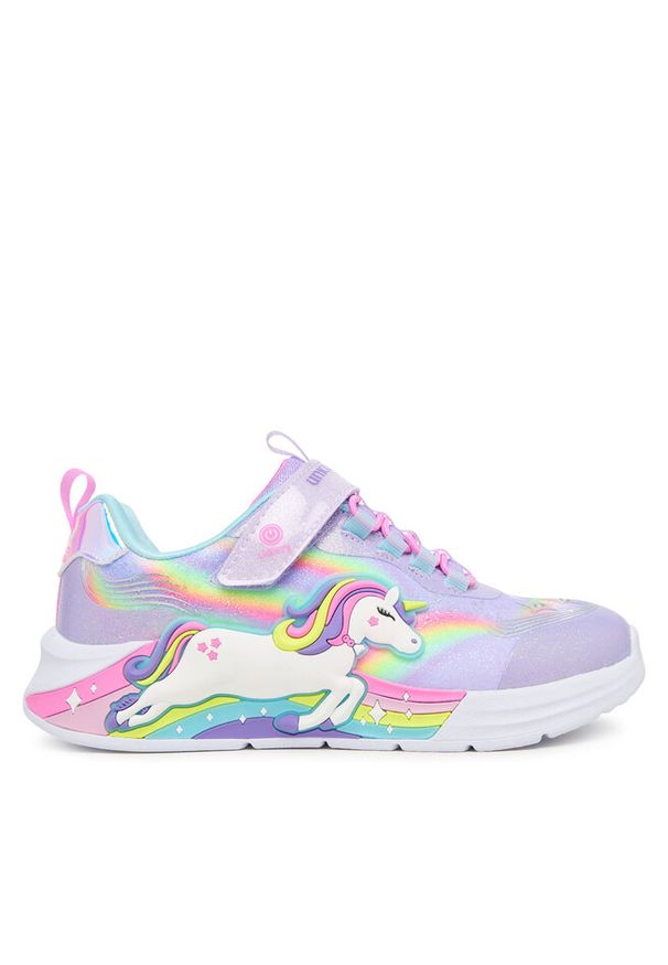 skechers - Sneakersy Skechers. Kolor: fioletowy