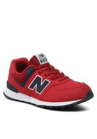 New Balance Sneakersy GC574CR1 Czerwony. Kolor: czerwony. Materiał: skóra. Model: New Balance 574 #6