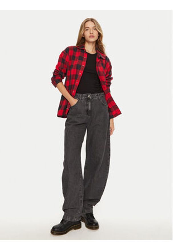 Champion Koszula 117471 Czerwony Regular Fit. Kolor: czerwony. Materiał: bawełna