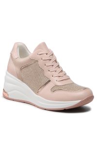 Sneakersy Clara Barson NW67-31CC13 Pink. Kolor: różowy. Materiał: skóra