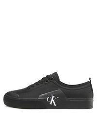 Calvin Klein Jeans Trampki Skater Vulc Laceup Low Ny YM0YM00459 Czarny. Kolor: czarny. Materiał: materiał #4