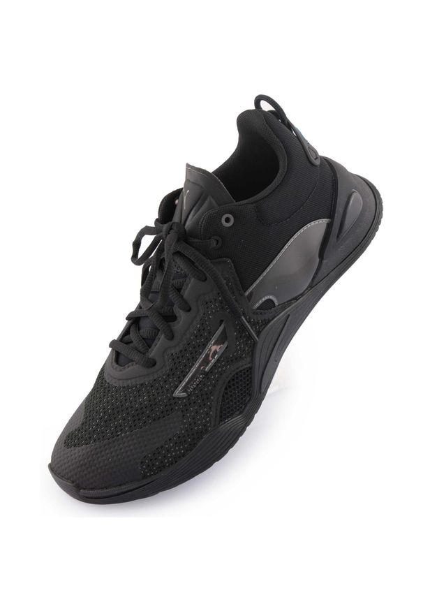 EVS SPORTS - Męskie buty sportowe Puma Fuse Triple Black - Rozmiar 40. Kolor: czarny. Materiał: guma. Sport: fitness