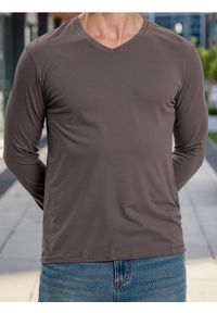 Sinsay - Bawełniana koszulka basic - green spruce. Materiał: bawełna