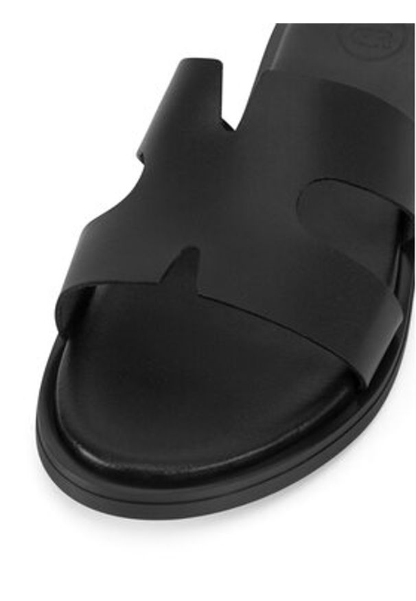 Gino Rossi Klapki ELLE-E25-27281 Czarny. Kolor: czarny. Materiał: skóra