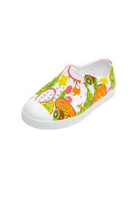 Native Shoes - Buty miejskie młodzieżowe NATIVE JEFFERSON SUGARLITE PRINT BIG KID. Okazja: na co dzień. Kolor: wielokolorowy. Wzór: nadruk