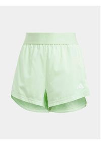 Adidas - adidas Szorty sportowe Hyperglam IT4670 Zielony Regular Fit. Kolor: zielony. Materiał: syntetyk