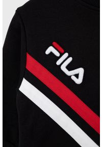 Fila bluza dziecięca kolor czarny z aplikacją. Kolor: czarny. Wzór: aplikacja #3