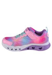 skechers - Buty do chodzenia dziewczęce, Skechers Flutter Heart Lights. Kolor: różowy, wielokolorowy. Sport: turystyka piesza