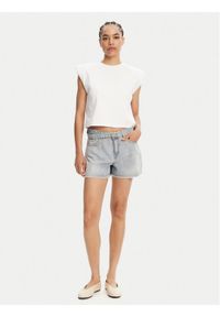 TwinSet - TWINSET Szorty jeansowe 251TT2262 Niebieski Slim Fit. Kolor: niebieski. Materiał: bawełna