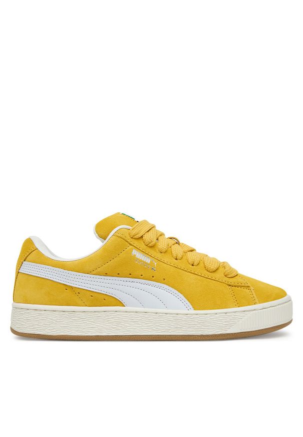 Sneakersy Puma. Kolor: żółty. Model: Puma Suede