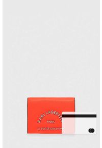 Karl Lagerfeld portfel damski kolor czerwony. Kolor: czerwony. Materiał: poliester #6