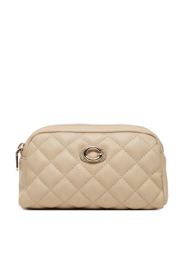 Guess Kosmetyczka PW7549 P5436 Beżowy. Kolor: beżowy. Materiał: skóra