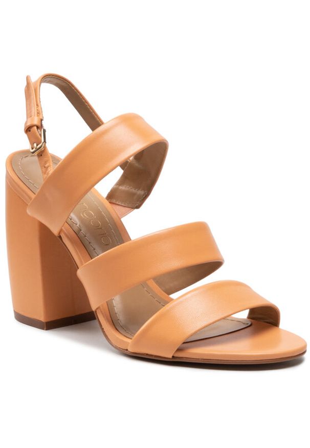 Sandały Eva Longoria. Kolor: pomarańczowy