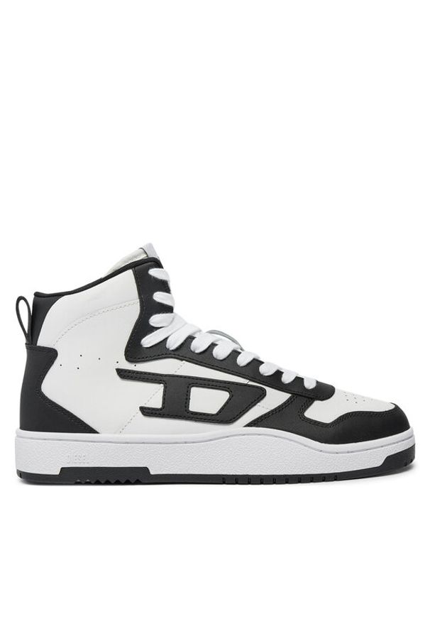 Diesel Sneakersy S-Ukiyo V2 Mid Y03364 P5576 H1532 Biały. Kolor: biały. Materiał: skóra