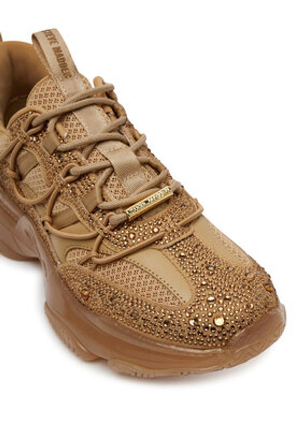 Steve Madden Sneakersy Magneto-R-E SM19000109 Złoty. Kolor: złoty. Materiał: materiał