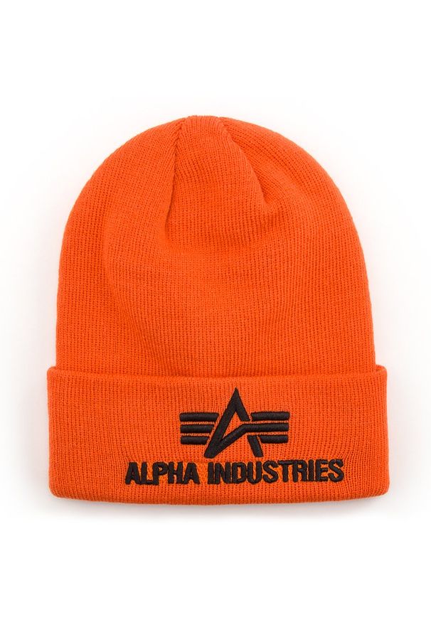 Alpha Industries - ALPHA INDUSTRIES BEANIE > 168910417. Materiał: materiał, akryl. Wzór: ze splotem. Styl: klasyczny