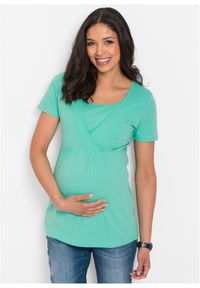 bonprix - Shirt ciążowy i do karmienia (2 szt.). Kolekcja: moda ciążowa. Kolor: niebieski