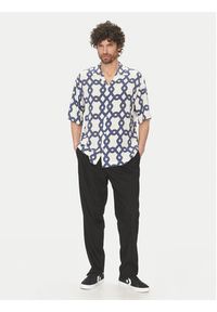 Selected Homme Koszula 16088360 Granatowy Relaxed Fit. Kolor: niebieski. Materiał: wiskoza #3