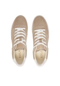 Replay - REPLAY Sneakersy GMZ6S .000.C0005L Beżowy. Kolor: beżowy. Materiał: zamsz, skóra