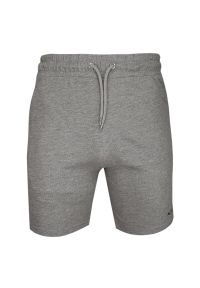 Pako Jeans - Szare Krótkie Męskie Spodenki, Szorty, Casual, Dresowe -PAKO JEANS- Bawełniane, Kieszonki z Zamkami. Okazja: na co dzień. Kolor: szary. Materiał: bawełna. Długość: krótkie. Sezon: lato. Styl: casual #1