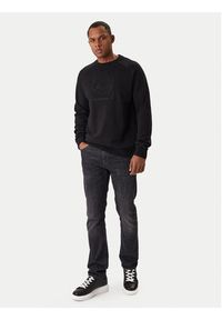 Karl Lagerfeld - KARL LAGERFELD Bluza 705024 561910 Czarny Regular Fit. Typ kołnierza: dekolt w karo. Kolor: czarny. Materiał: syntetyk #3