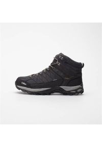 Buty trekkingowe męskie CMP Rigel Mid. Zapięcie: sznurówki. Kolor: wielokolorowy, czarny, szary. Materiał: tkanina, materiał, skóra, syntetyk. Szerokość cholewki: normalna. Sport: turystyka piesza