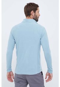 columbia - Columbia bluza sportowa Klamath Range II kolor turkusowy wzorzysta. Kolor: turkusowy. Materiał: polar, syntetyk, skóra, włókno. Długość: krótkie. Wzór: jednolity, ze splotem. Styl: sportowy #2