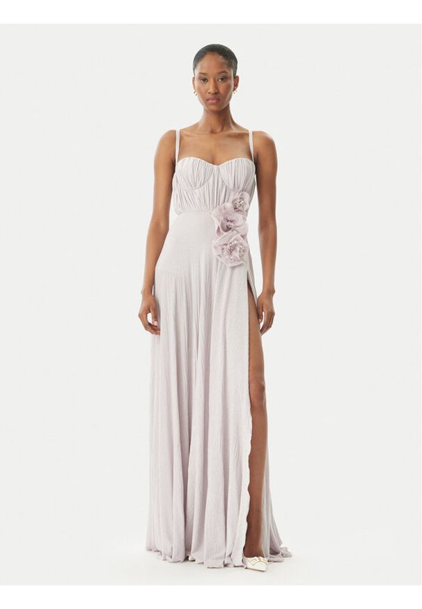 Elisabetta Franchi Sukienka wieczorowa ABR2252E2 544 Fioletowy Regular Fit. Kolor: fioletowy. Materiał: syntetyk. Styl: wizytowy