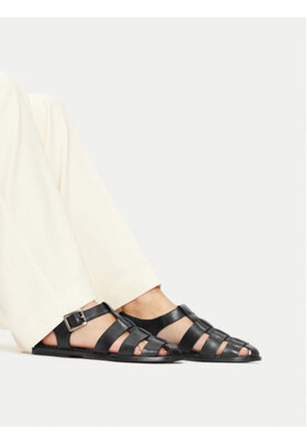 Beverly Hills Polo Club Sandały WI32-SL-64702-01 Czarny. Kolor: czarny. Materiał: skóra