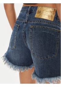 One Teaspoon Szorty jeansowe Marlons 26274 Niebieski Boyfriend Fit. Kolor: niebieski. Materiał: bawełna