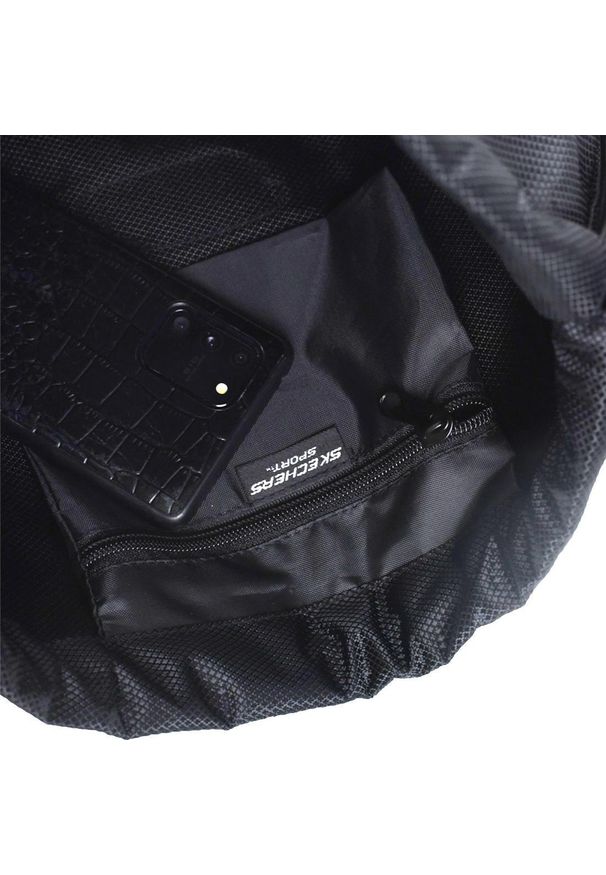 skechers - Skechers Skechers Vista Cinch Bag SKCH7635-BLK Czarne One size. Kolor: czarny
