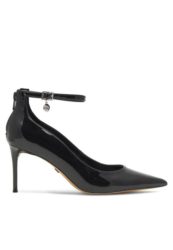 Nine West Szpilki SJ1489 Czarny. Kolor: czarny. Materiał: skóra. Obcas: na szpilce