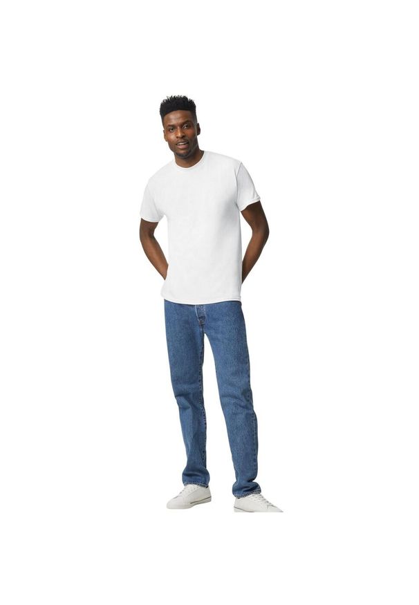 GILDAN - Koszulka DryBlend Unisex Dla Dorosłych. Kolor: biały