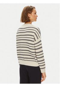 Weekend Max Mara Sweter Foster 2425366151 Beżowy Standard Fit. Kolor: beżowy. Materiał: bawełna, syntetyk #4