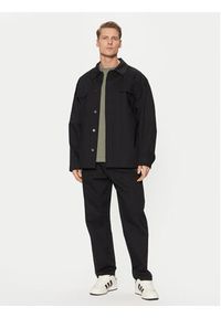 Adidas - adidas Koszula Premium Essentials Workwear JC9602 Czarny Loose Fit. Kolor: czarny. Materiał: bawełna #5