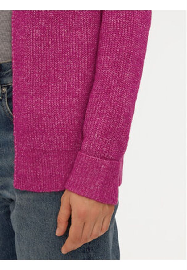 Pieces Kardigan Ellen 17150955 Różowy Regular Fit. Kolor: różowy. Materiał: syntetyk