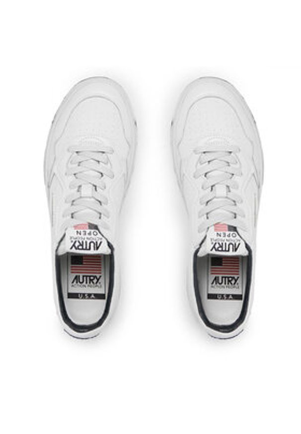 AUTRY Sneakersy AOMM CE15 Biały. Kolor: biały. Materiał: skóra