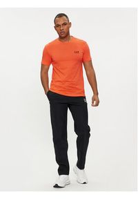 EA7 Emporio Armani T-Shirt 8NPT51 PJM9Z 1661 Pomarańczowy Regular Fit. Kolor: pomarańczowy. Materiał: bawełna #3