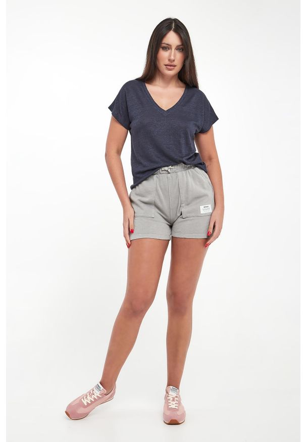 Ecoalf - T-shirt damski lniany Arendal ECOALF. Materiał: len