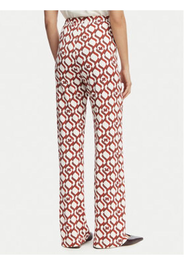 Max Mara Beachwear Spodnie materiałowe Bchabate 2616781029 Kolorowy Relaxed Fit. Materiał: wiskoza. Wzór: kolorowy