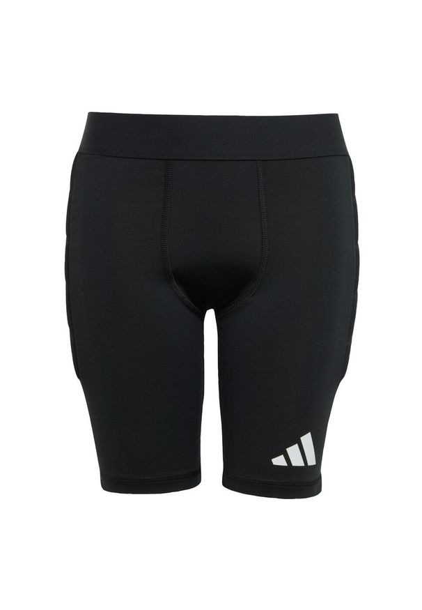 Adidas - Legginsy Squadra 25 Goalkeeper Padded Short Kids. Kolor: biały, wielokolorowy, czarny. Materiał: materiał