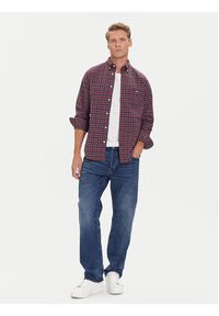 GANT - Gant Koszula 3250213 Bordowy Regular Fit. Kolor: czerwony. Materiał: bawełna