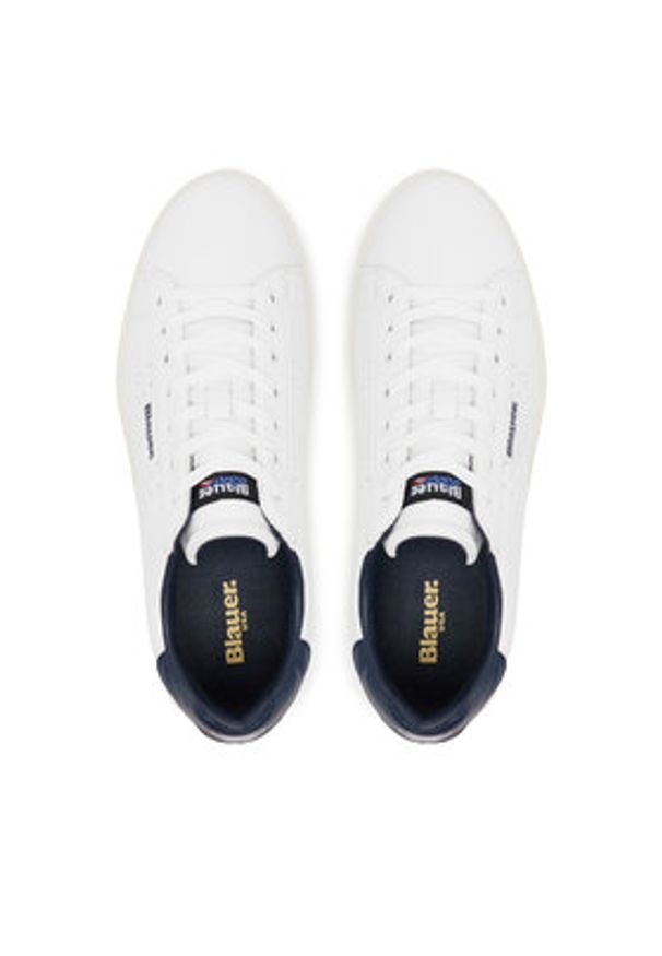 Blauer Sneakersy S5GRANT01/LEA Biały. Kolor: biały. Materiał: skóra