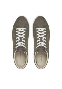 TOMMY HILFIGER - Tommy Hilfiger Tenisówki Th Hi Vulc Low Core Chambray FM0FM05389 Szary. Kolor: szary. Materiał: materiał #4
