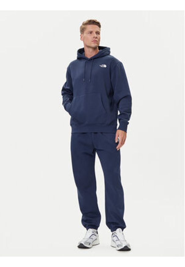 The North Face Bluza Essential NF0A89ES Czarny Regular Fit. Kolor: czarny. Materiał: bawełna