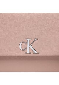Calvin Klein Jeans Torebka Minimal Monogram Boxy Flap Cb19 K60K610330 Różowy. Kolor: różowy. Materiał: skórzane #2